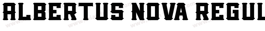 Albertus Nova Regul字体转换